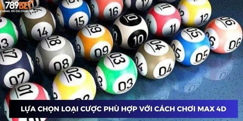 Lựa chọn loại cược phù hợp với cách chơi Max 4D